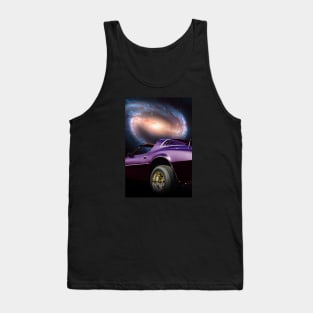 Classic car and Galaxy Tank Top